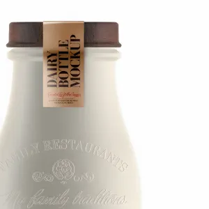Ceramic Bottle With Wooden Cap