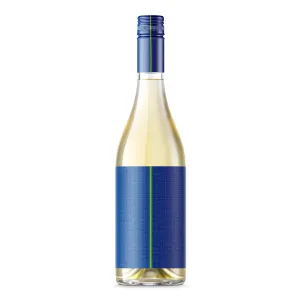The Clear Glass Wine Bottle With Cap