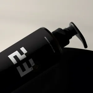 Amber Glass Slim Pump Bottle With Shadows 03