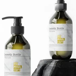 Dark Green Pump Bottle 01