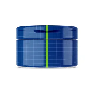 Glossy Cosmetic Jar With FlipCap
