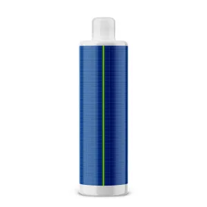 Round Cosmetic Bottle With Frosted Screw Cap