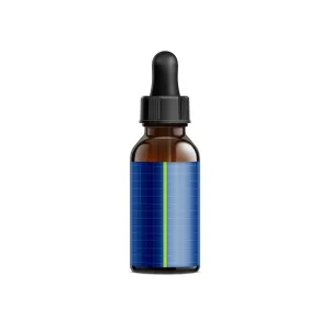 Amber Bottle With Black Dropper Cap 50ml