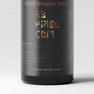 Black Dropper Bottle 01