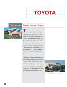 Toyota Motor Brand Guidelines 2005