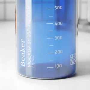 Beaker in a Laboratory ground 01