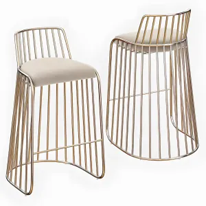 Brides veil bar chair counter stool