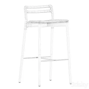 Cabin bar stool by vipp