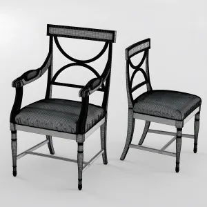 Armless Chair 34