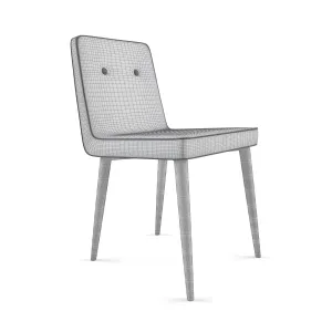 Grey herby dining chair