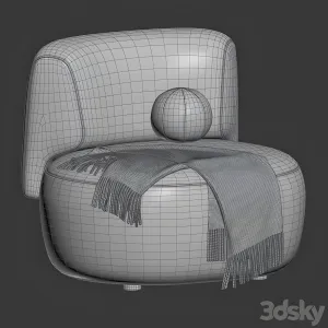 Lek lounge armchair
