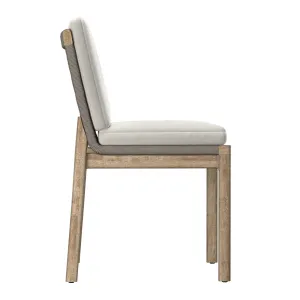 Mesa teak dining side chair