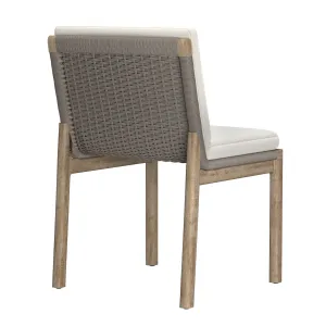 Mesa teak dining side chair