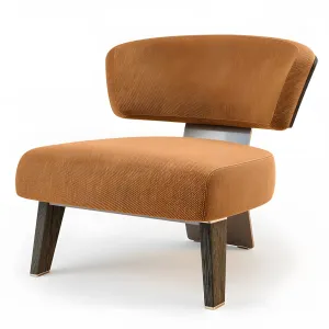 Minotti creed armchair wood