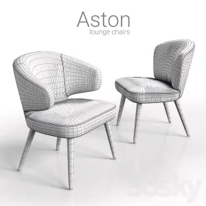 Chairs lounge minotti aston
