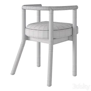 Crate barrel white horse upholstered kids play chair by leanne ford