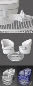 Floradora swivel chair