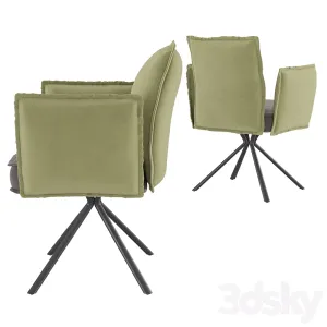 Homary modern upholstered velvet accent chair