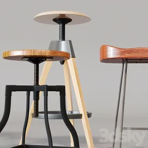 Cosmo chairs barstool jerry polubarny chair roger machinist wood stool