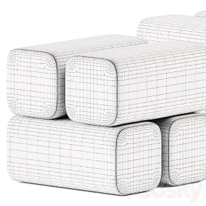 Drova Pouf by Woo Furniture