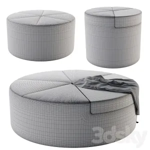 Flou Moon Pouf