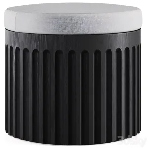 Fluted stool by galvin brothers