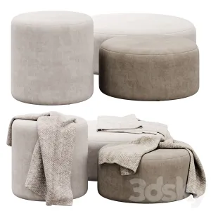 Folk pouf collection by noo ma