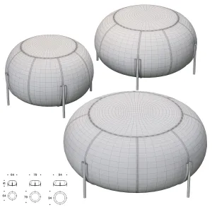 Geo pouf by saba italia