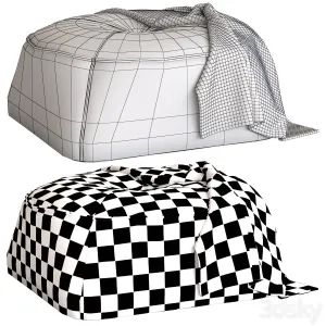 Globewest natadora arbor ottoman