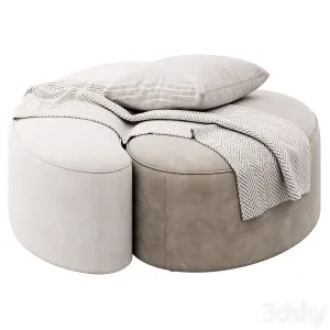 Goa poufs by etro home interiors