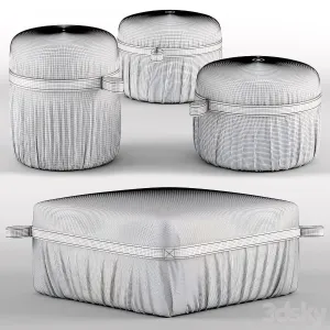 Herm poufs potocco