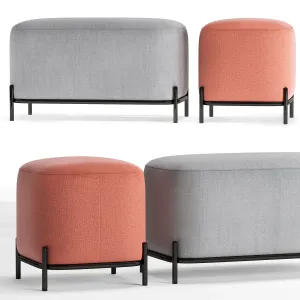 Industry west hemlock pouf