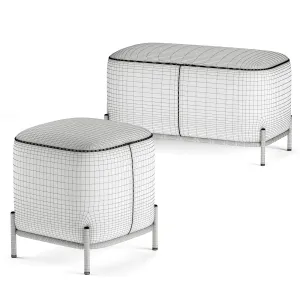 Industry west hemlock pouf