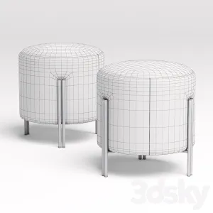 Kelly wearstler melange foot stool