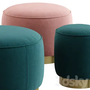 Made hetherington pouffe
