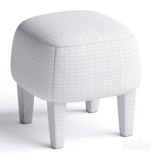 MINI Fabric Pouf By Gianfranco Ferre Home
