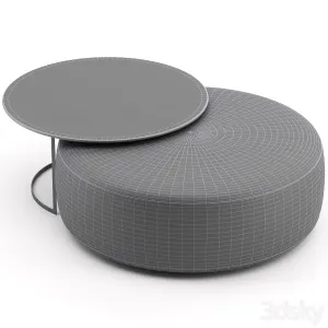 Minotti davis pouf table