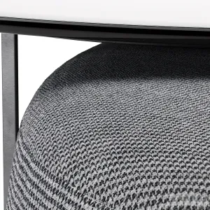 Minotti davis pouf table