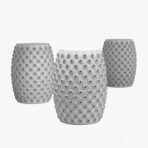Mistana hoddesd drum ceramic garden stool