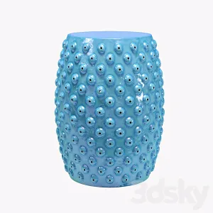 Mistana hoddesd drum ceramic garden stool