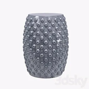 Mistana hoddesd drum ceramic garden stool
