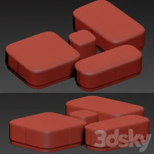 Modern pouf 2