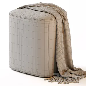 Pebble ottoman small