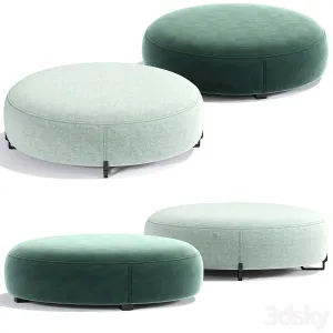 Poliform new york pouf round