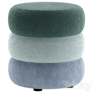 Poof Mel Bucle by Divan