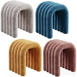 Pouf bundles by corner design