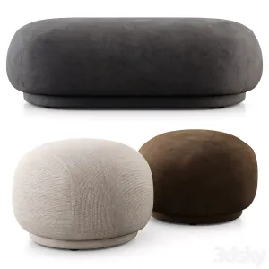 Rico Pouf And Ottoman By Ferm Living