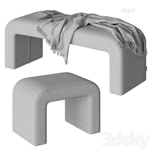 Rint Pouf Bench Divan