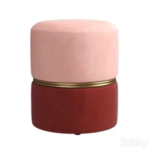 Samt hocker bubbly