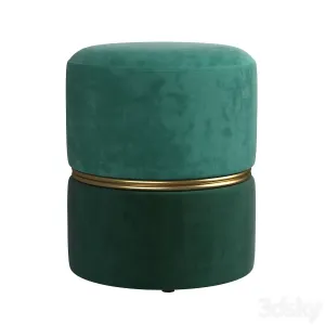 Samt hocker bubbly